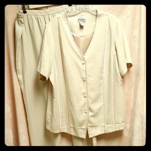 🌴Main Street pantsuit short sleeves w/pads